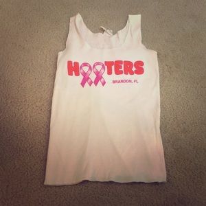 Special edition breast cancer hooters tank
